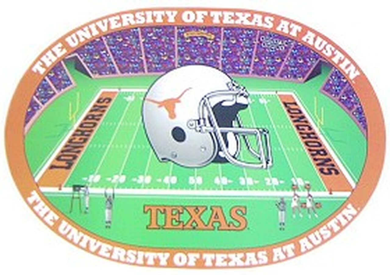 Texas Longhorns Football Team Themed Placemats Set of 4 - Durable & Non-Slip Table Mats for Game Day Parties, Home Decor, and Everyday Dining Use
