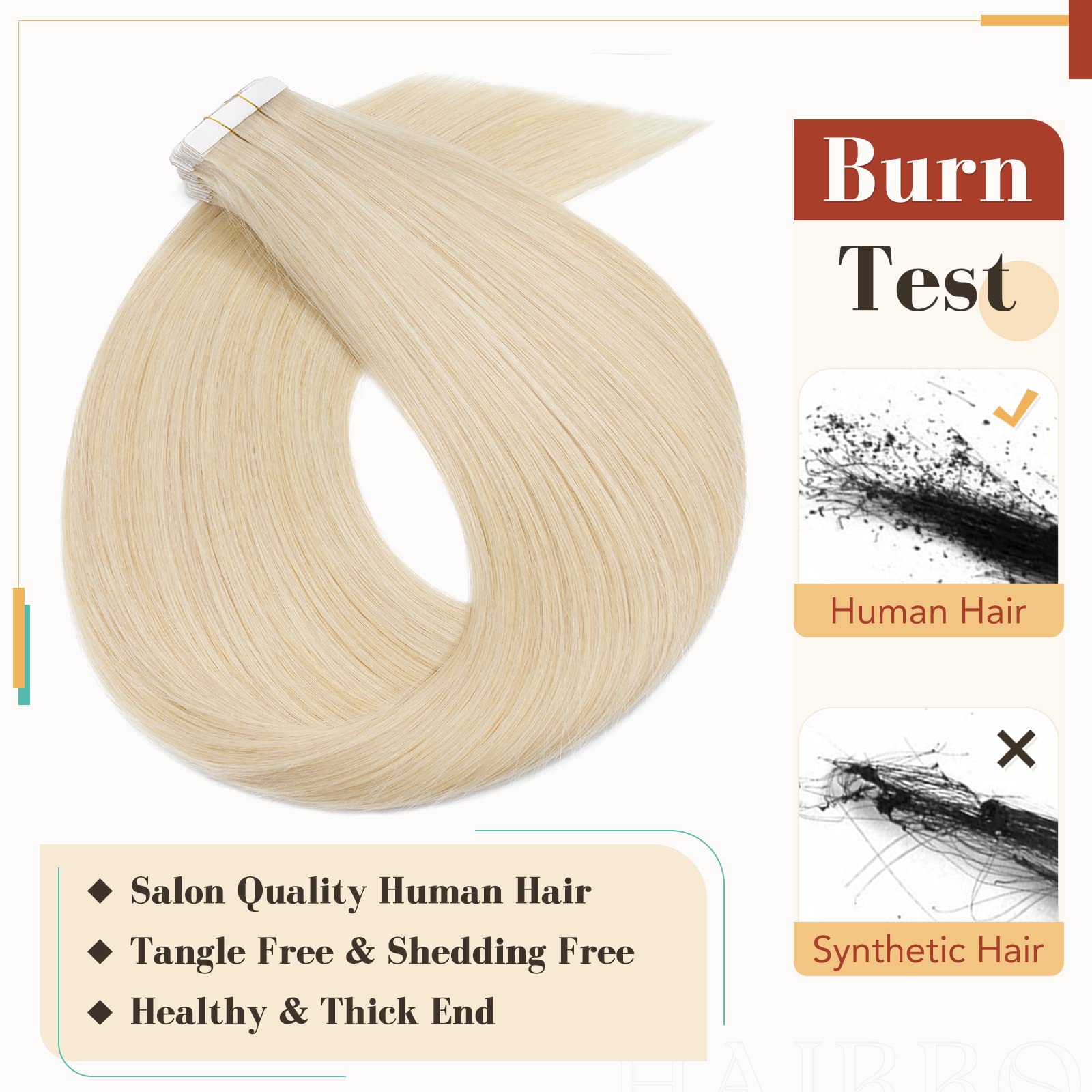 Premium Remy Human Hair Tape In Extensions 12 inch 40g 20pcs - #60 Platinum Blonde | Seamless Adhesive Skin Weft for Natural Look | Perfect for Daily Wear, Parties & Special Occasions