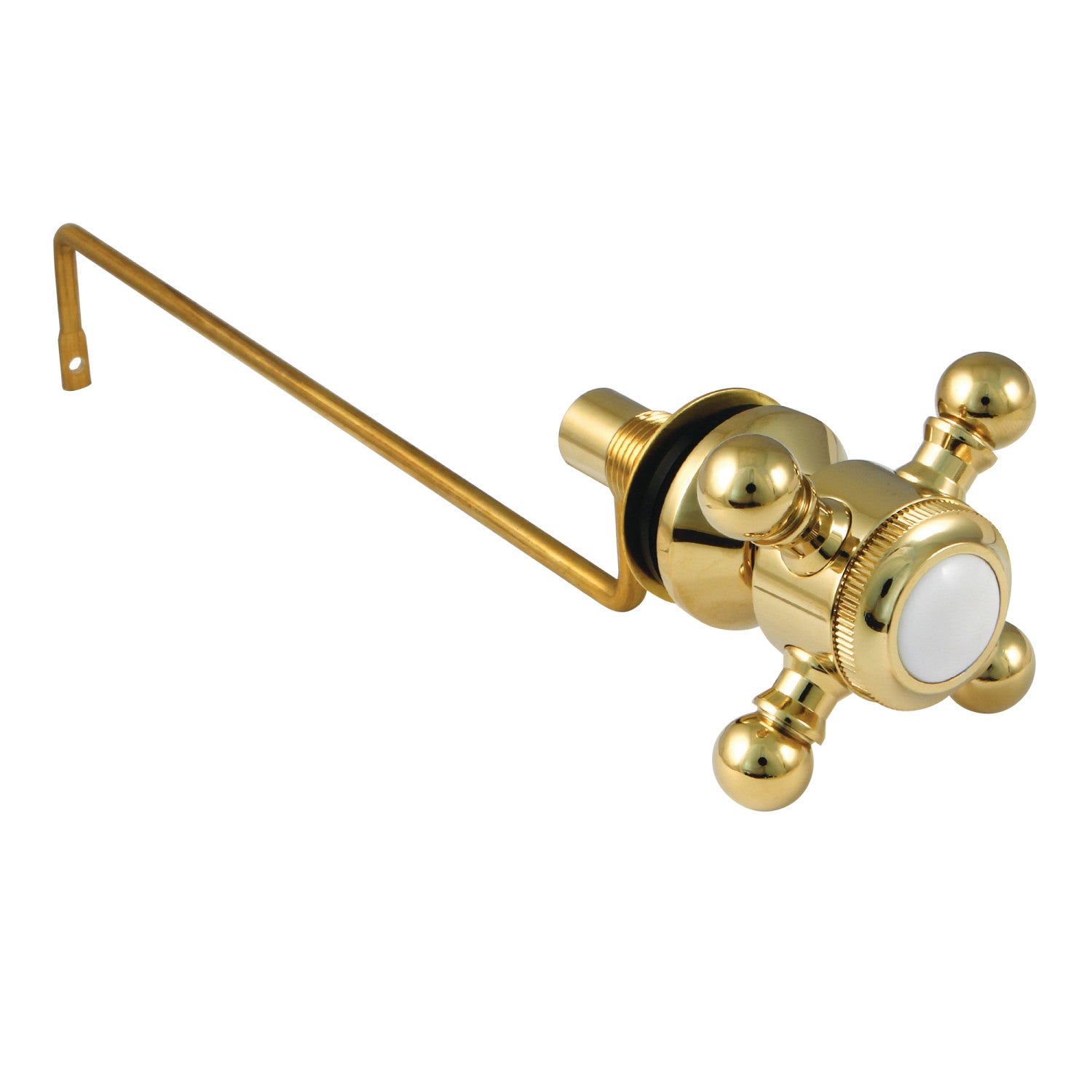 Buckingham KTBXS2 Side Mount Toilet Tank Lever in Polished Brass - Durable Replacement Flush Handle for Bathroom Toilet Repair and Upgrade