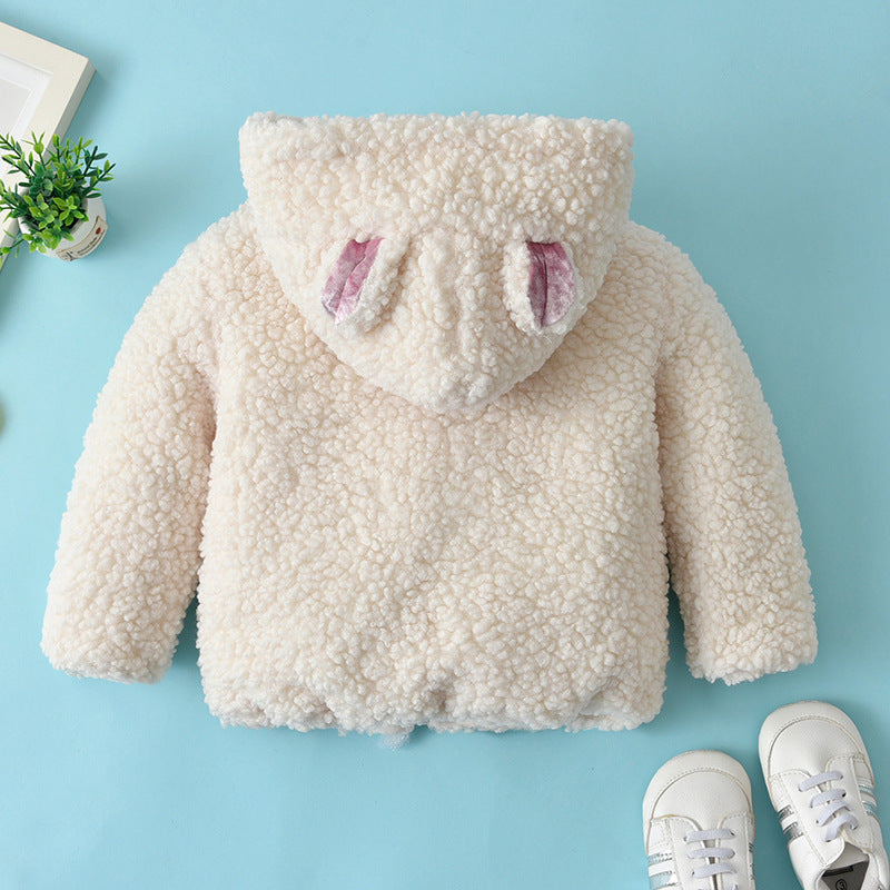 Adorable Winter Fur Coat for Baby Girls - Soft & Warm Outerwear for Cold Weather - Perfect for Snow Days & Holiday Photos