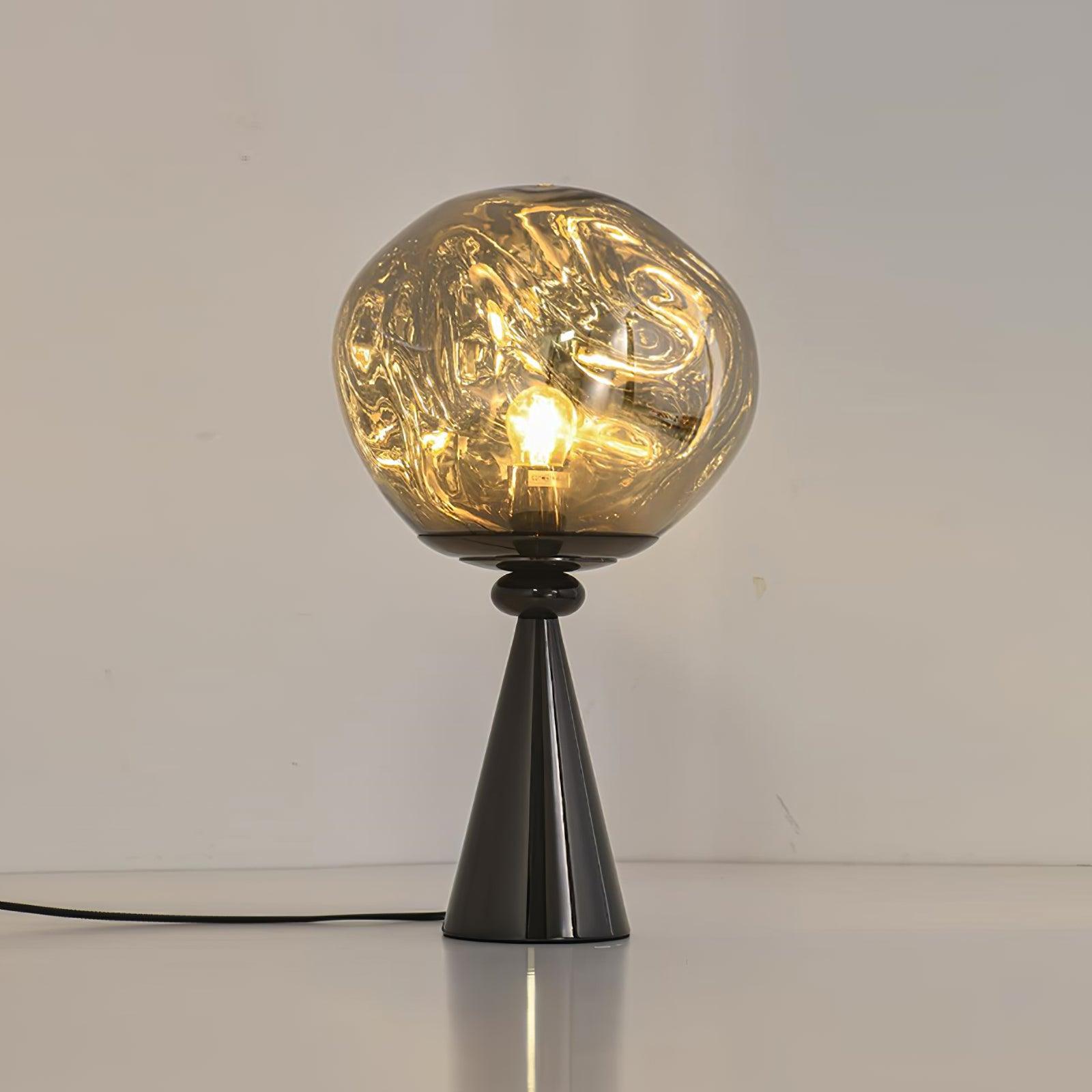 Lava Cone Table Lamp - Modern Volcanic Rock Design LED Night Light for Bedroom, Living Room & Office Decor - Perfect for Relaxation & Ambient Lighting