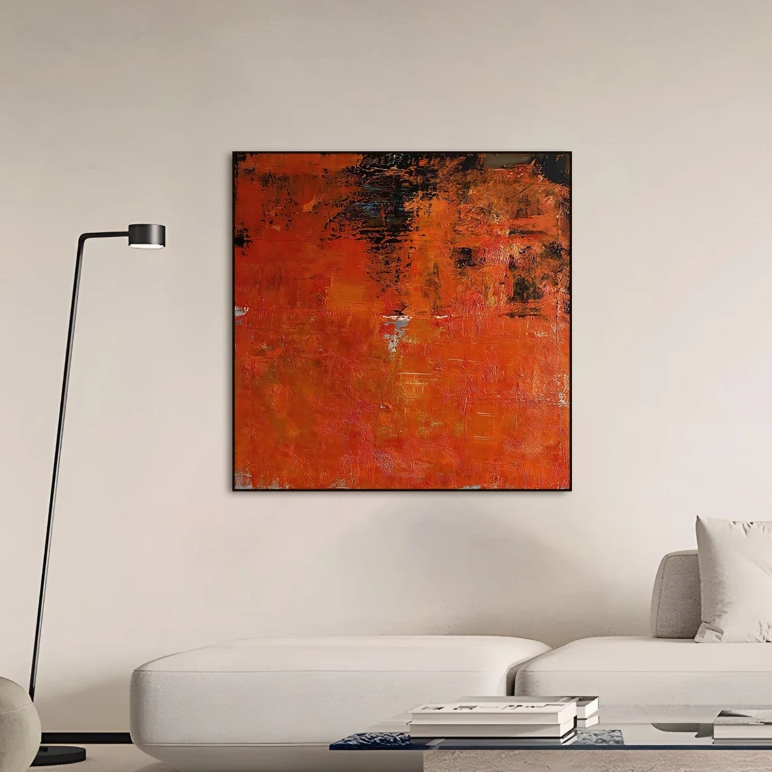 Abstract Painting #AB 331 - Modern Wall Art for Living Room, Bedroom & Office Decor | Large Canvas Artwork for Home & Office