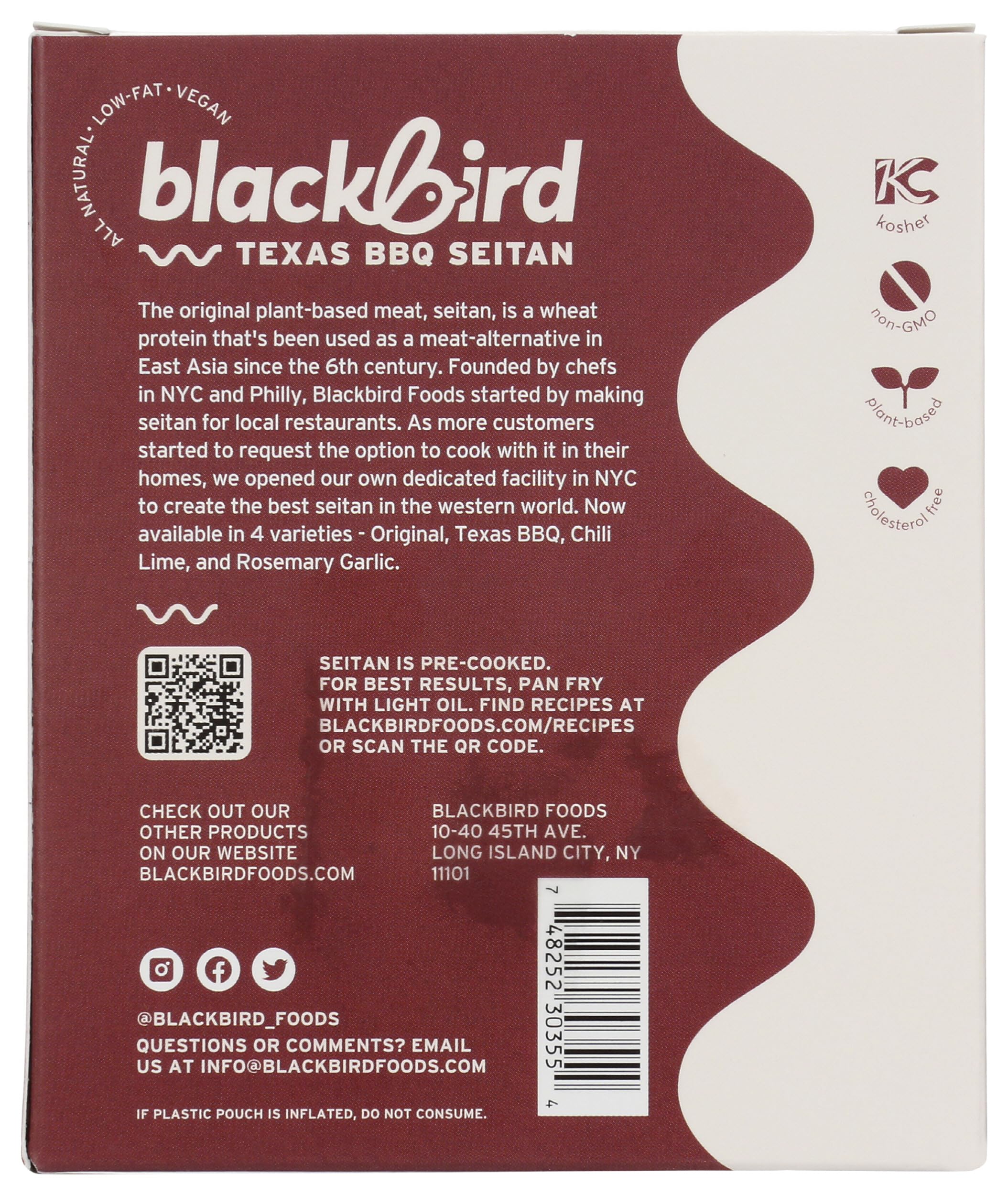 Premium BLACKBIRD FOOD Tan Strips Texas BBQ Beef Jerky - 8oz Pack | Authentic Smoky Flavor | High Protein Snack for Camping, Hiking & Road Trips