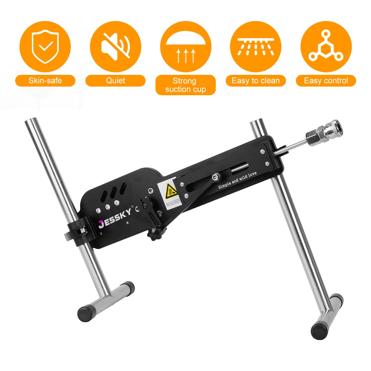 Premium Sex Machine for Couples - Adjustable Love Machine with 6 Attachments for Women & Men - Enhance Intimacy & Spice Up Your Bedroom Life