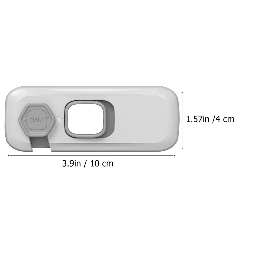 5-Pack Child Safety Locks - Baby Proof Cabinet & Drawer Latches, Window & Door Security Locks for Toddlers - Home Childproofing Essentials for Kitchen, Bathroom & Nursery Safety