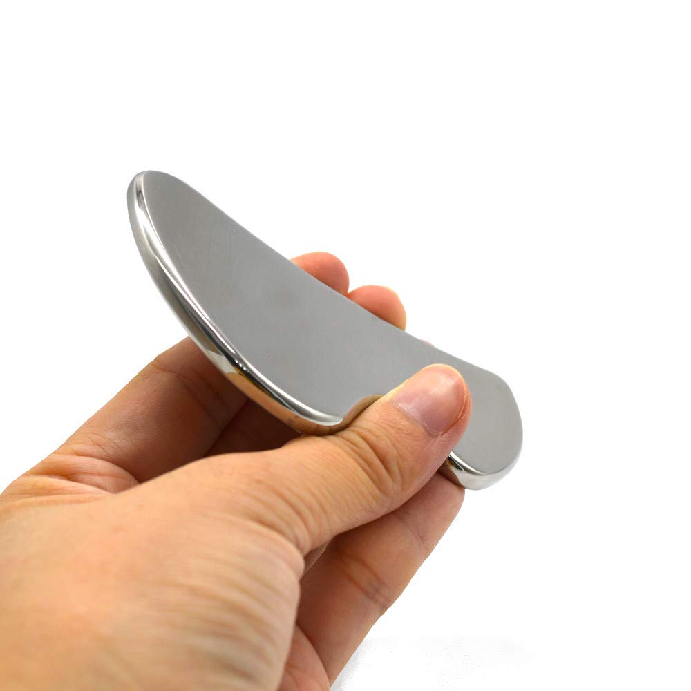 RODEREK IASTM Therapy Tool - Medical Grade Stainless Steel Gua Sha Massage Scraper for Soft Tissue Release & Muscle Recovery | Professional Physical Therapy, Sports Recovery & Self-Care Massage Tool