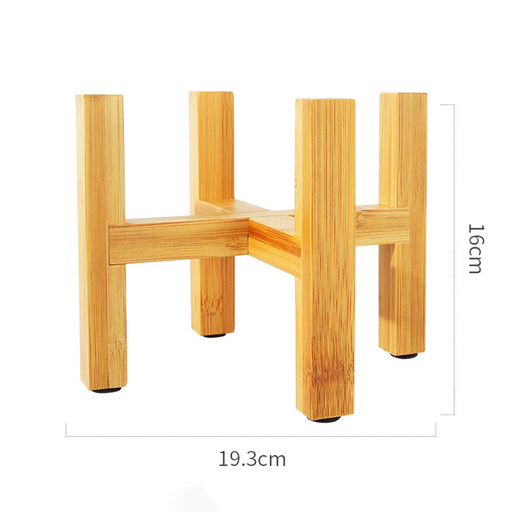 Wooden Flower Pot Stand - Bonsai Plant Holder Shelf for Multiple Plants - Garden, Balcony, Patio & Living Room Decor - Perfect for Indoor and Outdoor Plant Display