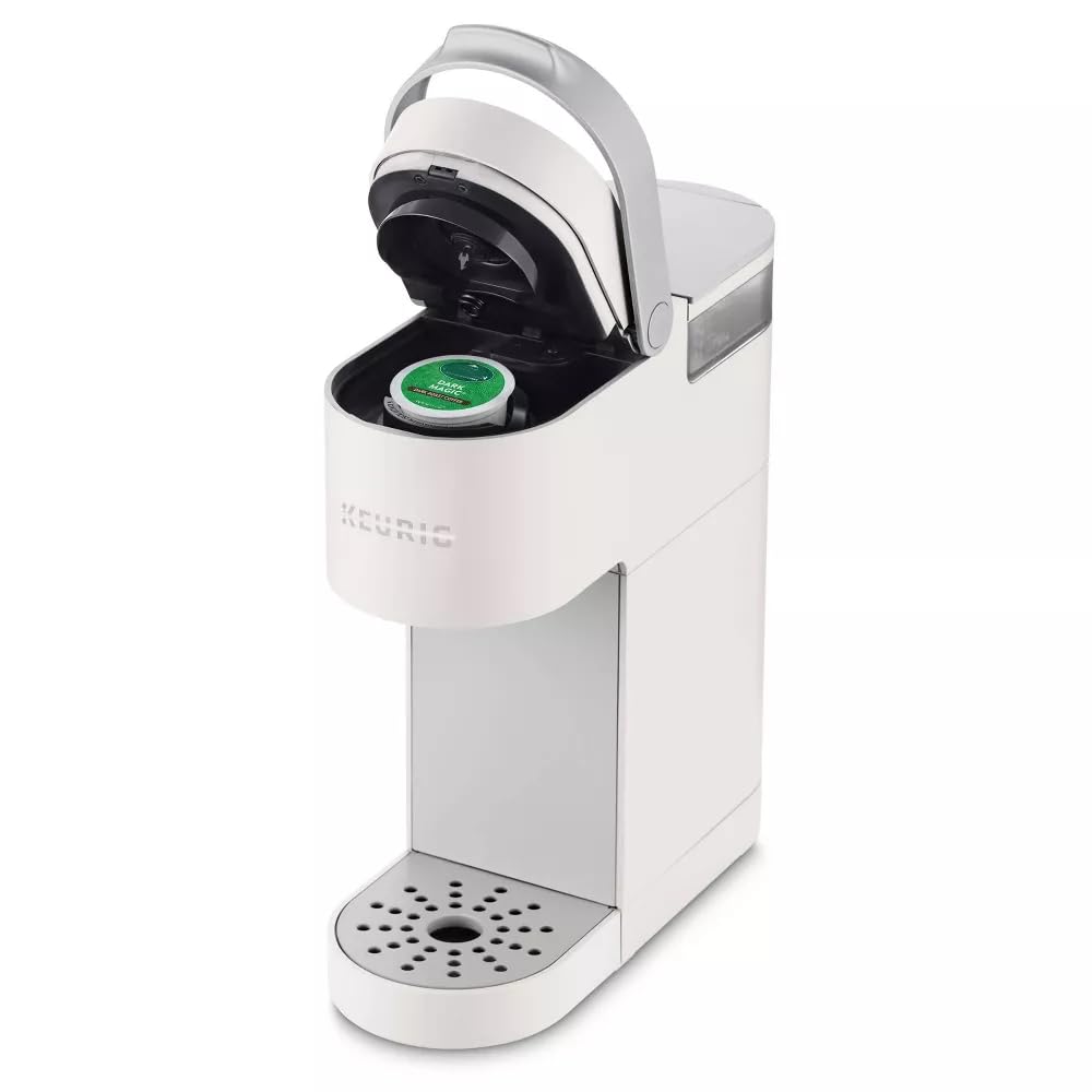 Keurig K-Mini Single-Serve K-Cup Pod Coffee Maker - Compact & Portable Coffee Machine for Small Spaces, Programmable Single Cup Brewer - Perfect for Home, Office, Dorm & Travel (Stone Gray) | Enjoy Fresh Coffee Anywhere with This Space-Saving Brewer