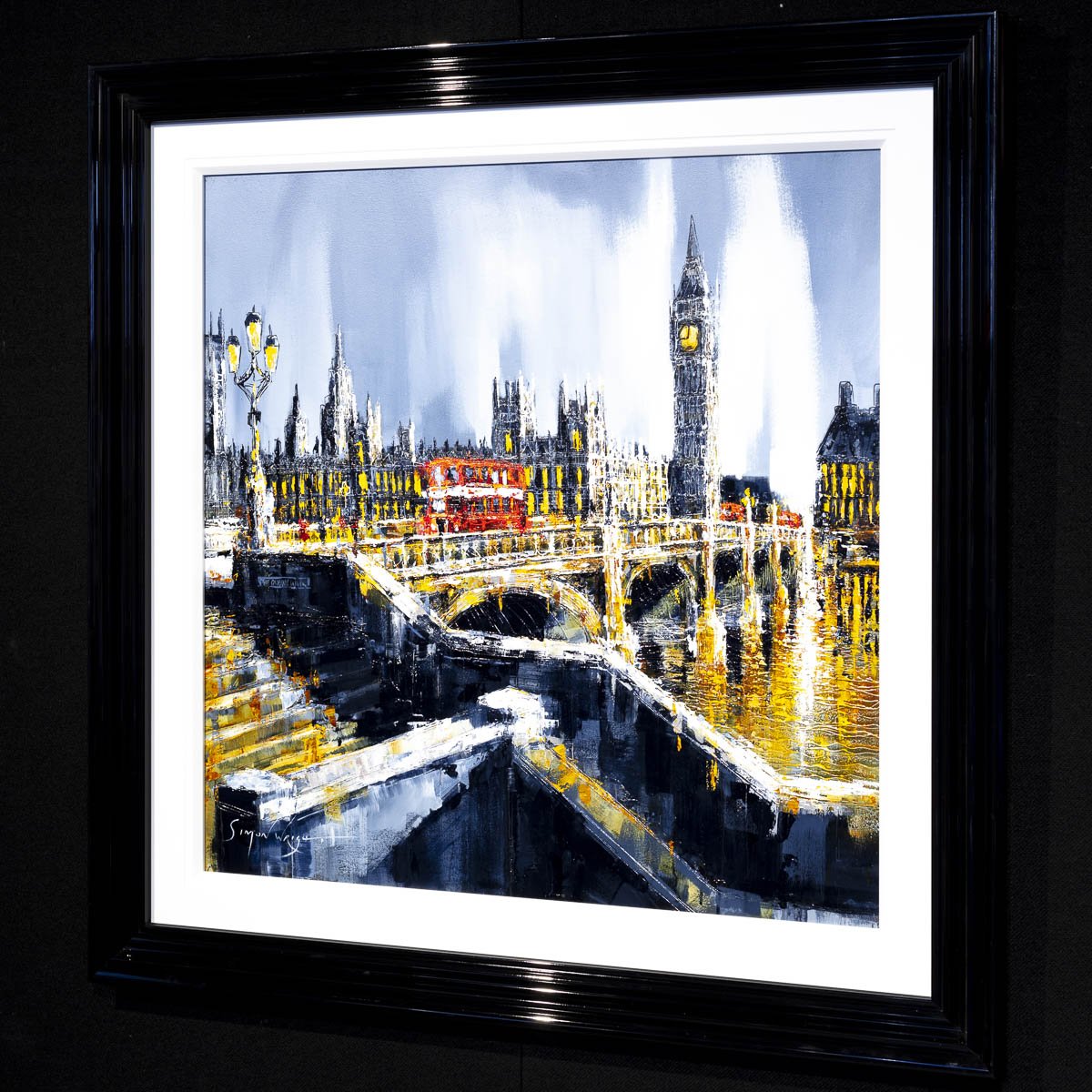 Across the Thames Original Handmade London Souvenir - Perfect Gift for Travel Lovers & Home Decor