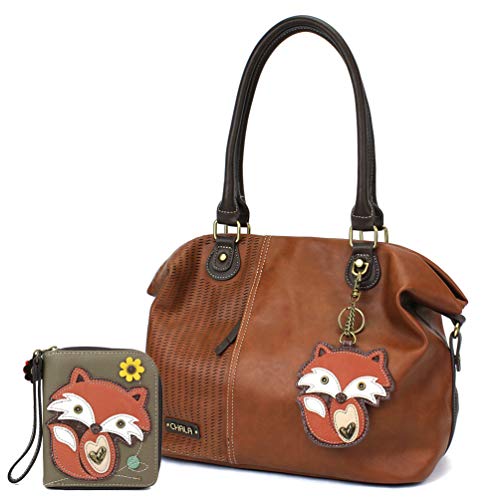 Brown_fox + Fox Zip Wallet