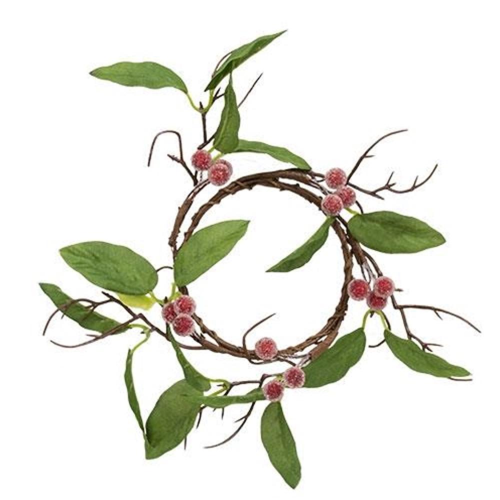 Burgundy Sugar Berry & Herb Ring - Elegant Floral Statement Jewelry for Women | Perfect for Weddings, Parties & Everyday Wear