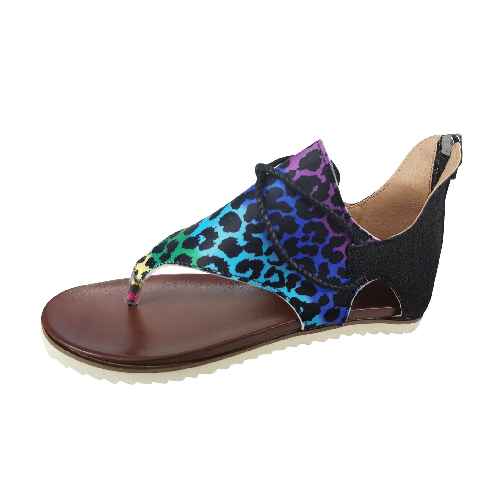 Women's Summer Beach Wedge Sandals 2022 | Comfortable Black Strappy Heels for Weddings, Athletic Wear & Casual Outfits – Perfect for Teen Girls & Outdoor Activities