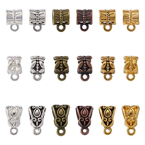 Column Bail Beads# Mixed 3 Styles