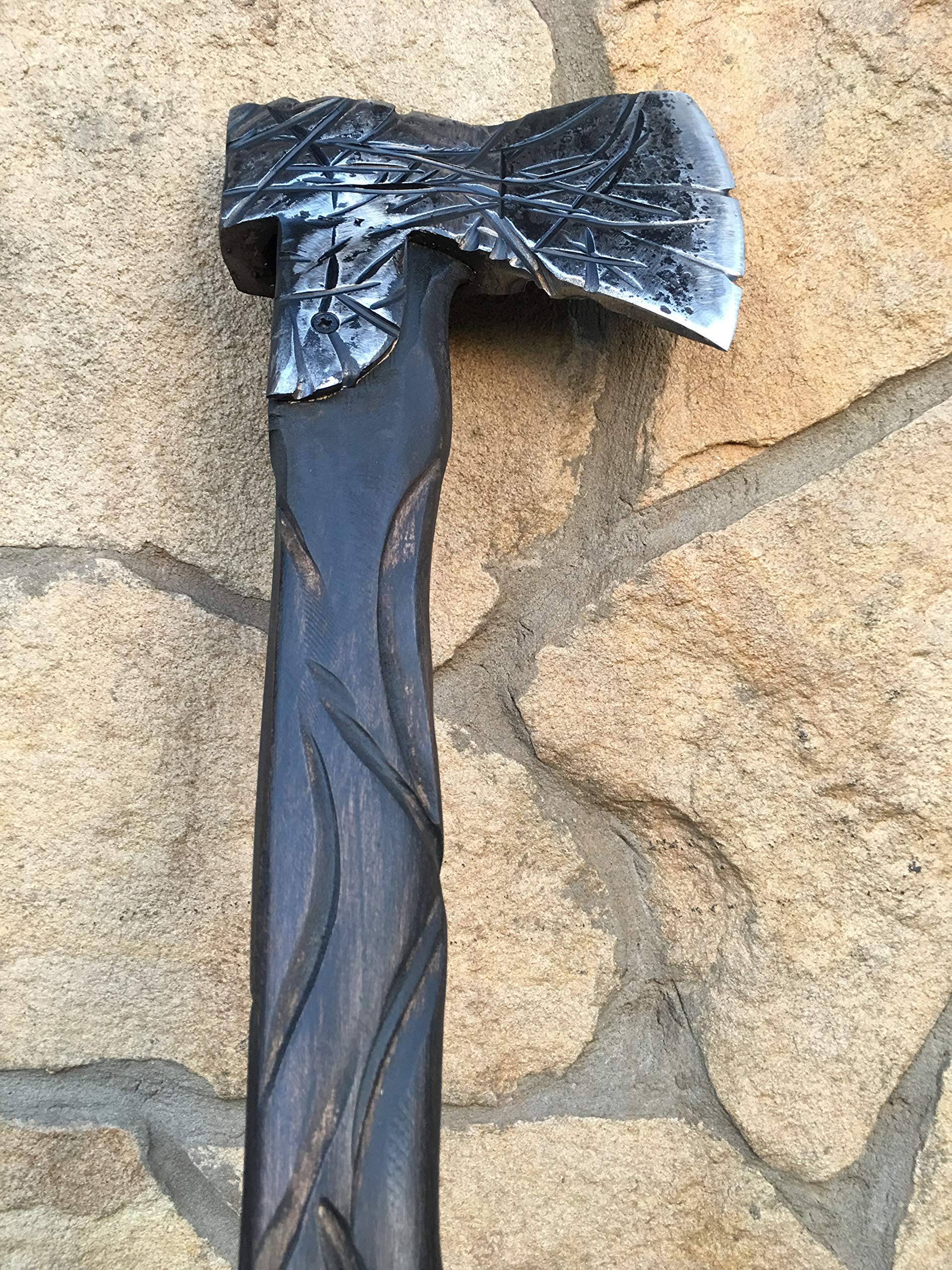 6th Anniversary Gift Hatchet - Iron & Steel Anniversary Gift for Men - 11th Year Wedding Present - Christmas Gift Idea - Handcrafted Axe for Outdoor Camping & Survival Gear