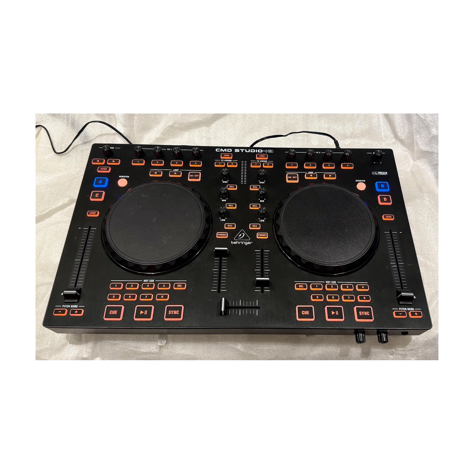Behringer CMD Studio 4a 4-Deck Professional DJ Controller - B-Stock | Perfect for Club Performances & Home DJ Setups