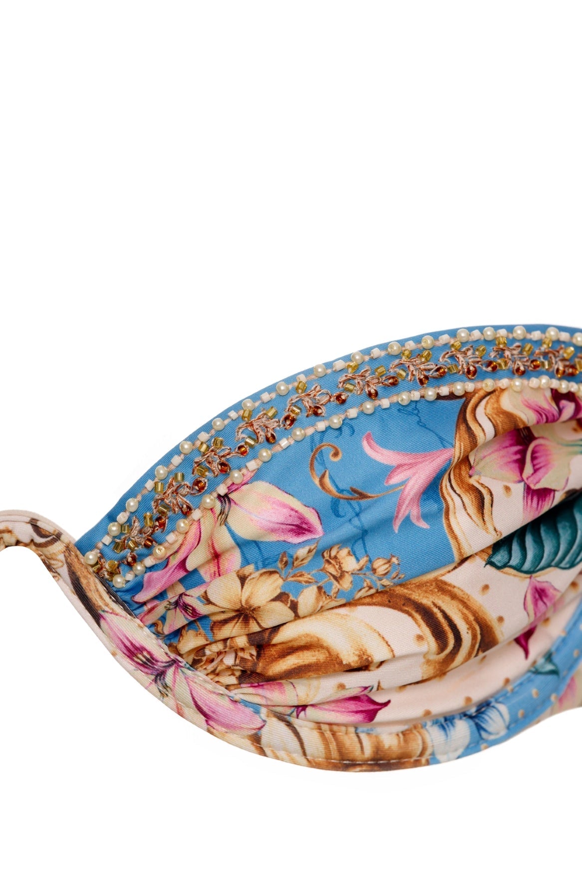 Women's Sexy Donna Bikini Top - Floral Print Swimwear for Beach & Pool - Perfect for Summer Vacation & Tropical Getaways