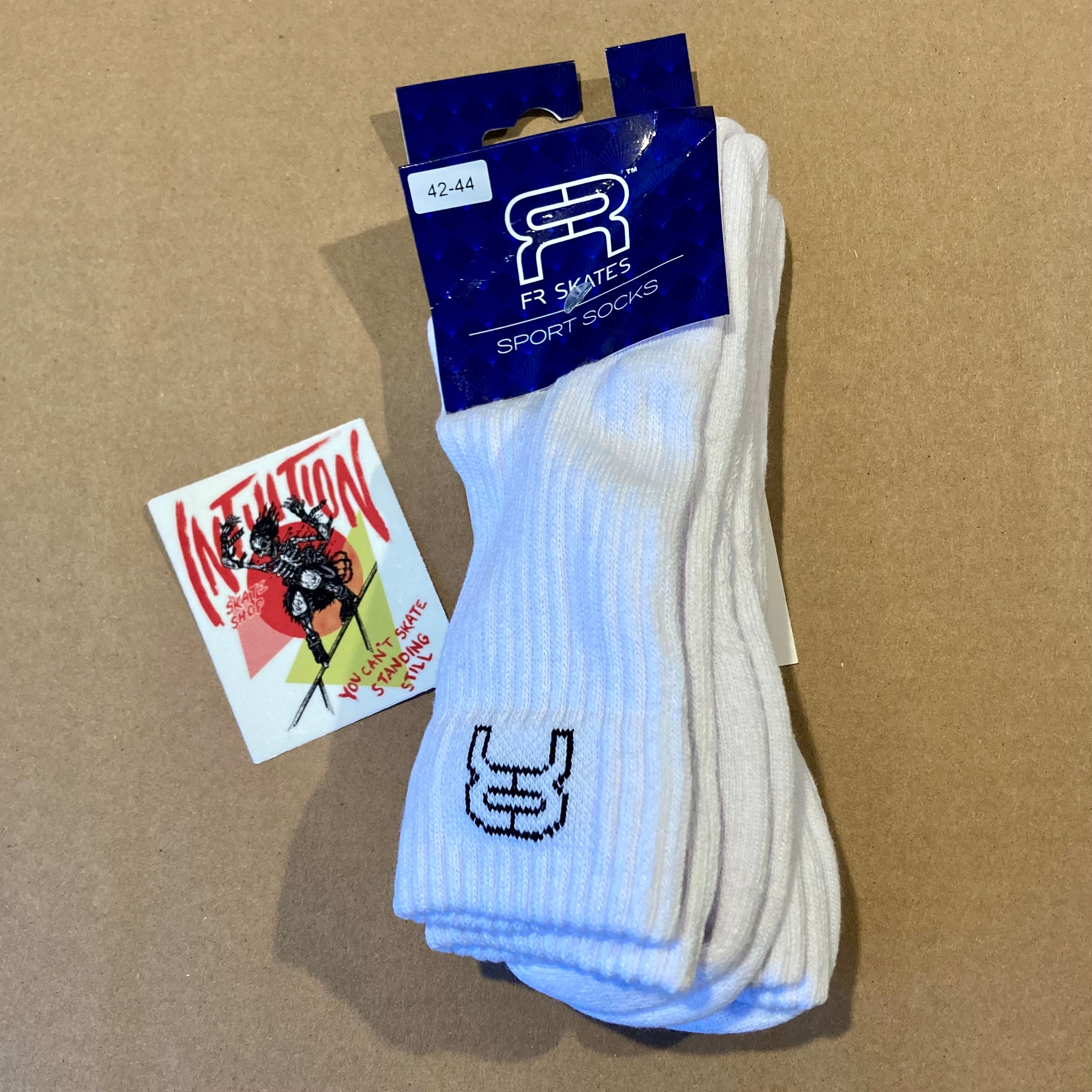 FR Sport Skate Socks - High Performance Cushioned Athletic Socks for Skateboarding, Roller Skating & Inline Skating - Breathable & Comfortable for All-Day Wear
