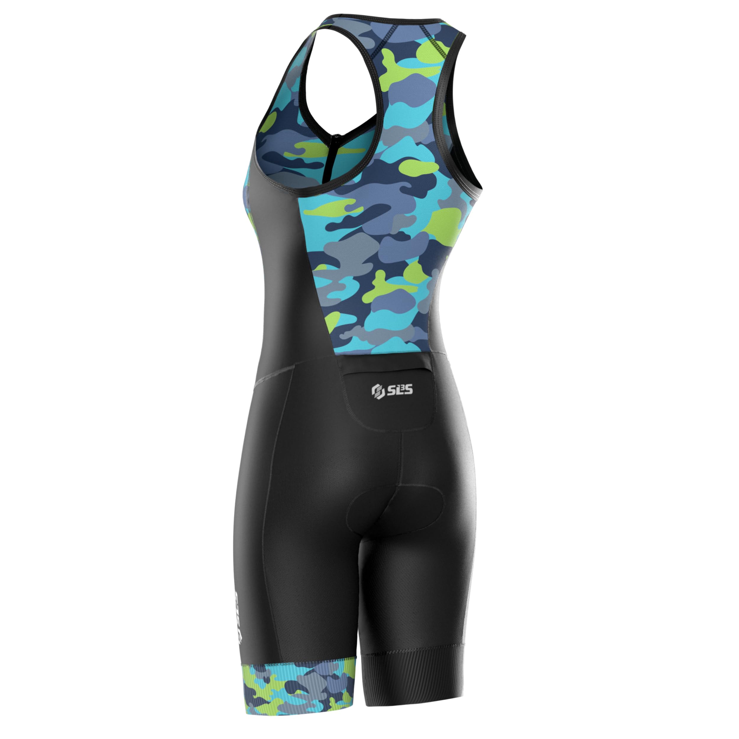 Women's Premium One-Piece Triathlon Suit - High-Performance Tri Suit for Professional Athletes - No Shelf Bra Design - Ideal for Swimming, Cycling & Running Competitions