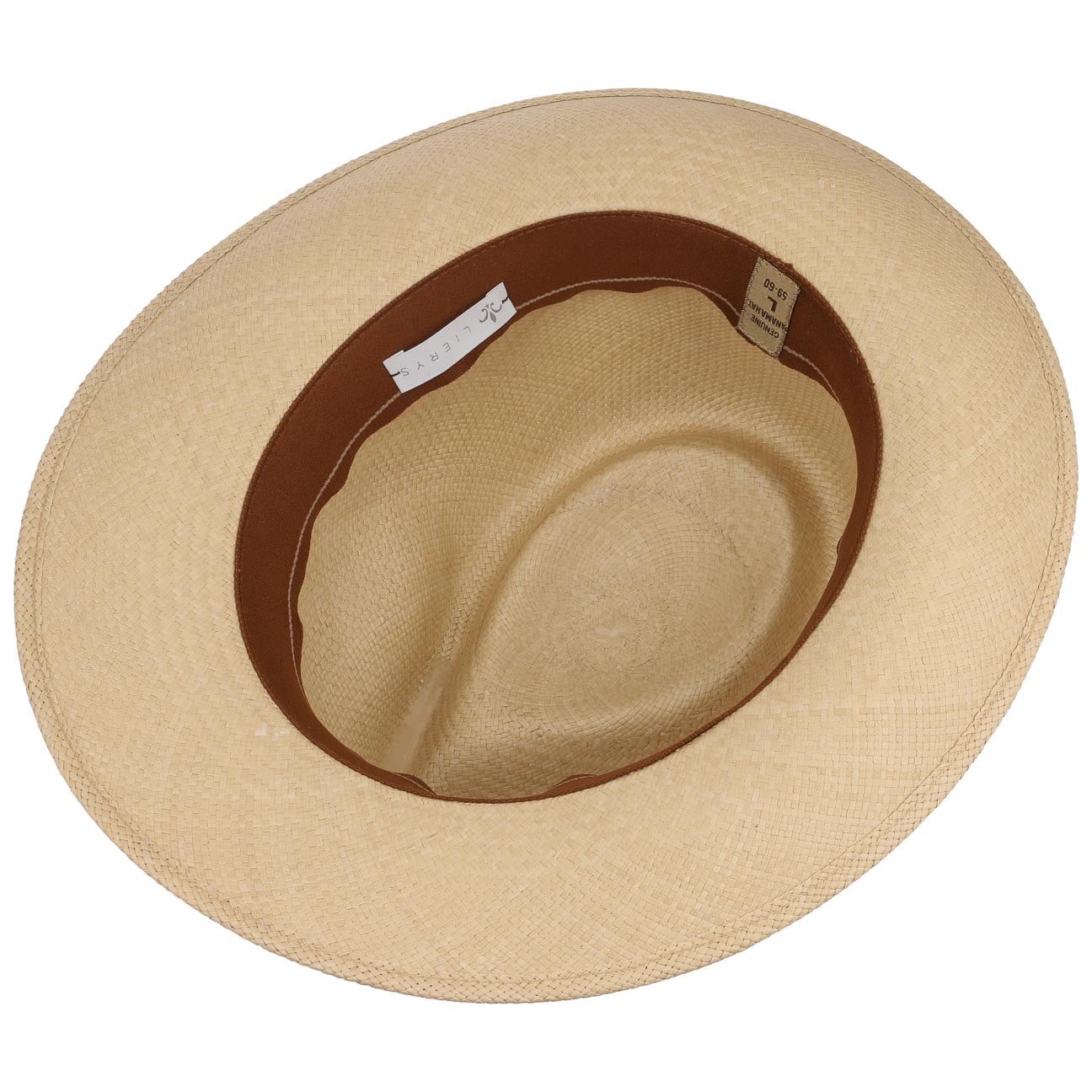Lierys Brown Rockfall Panama Hat - Lightweight & Breathable Summer Sun Hat for Men & Women - Perfect for Beach, Travel, and Outdoor Activities