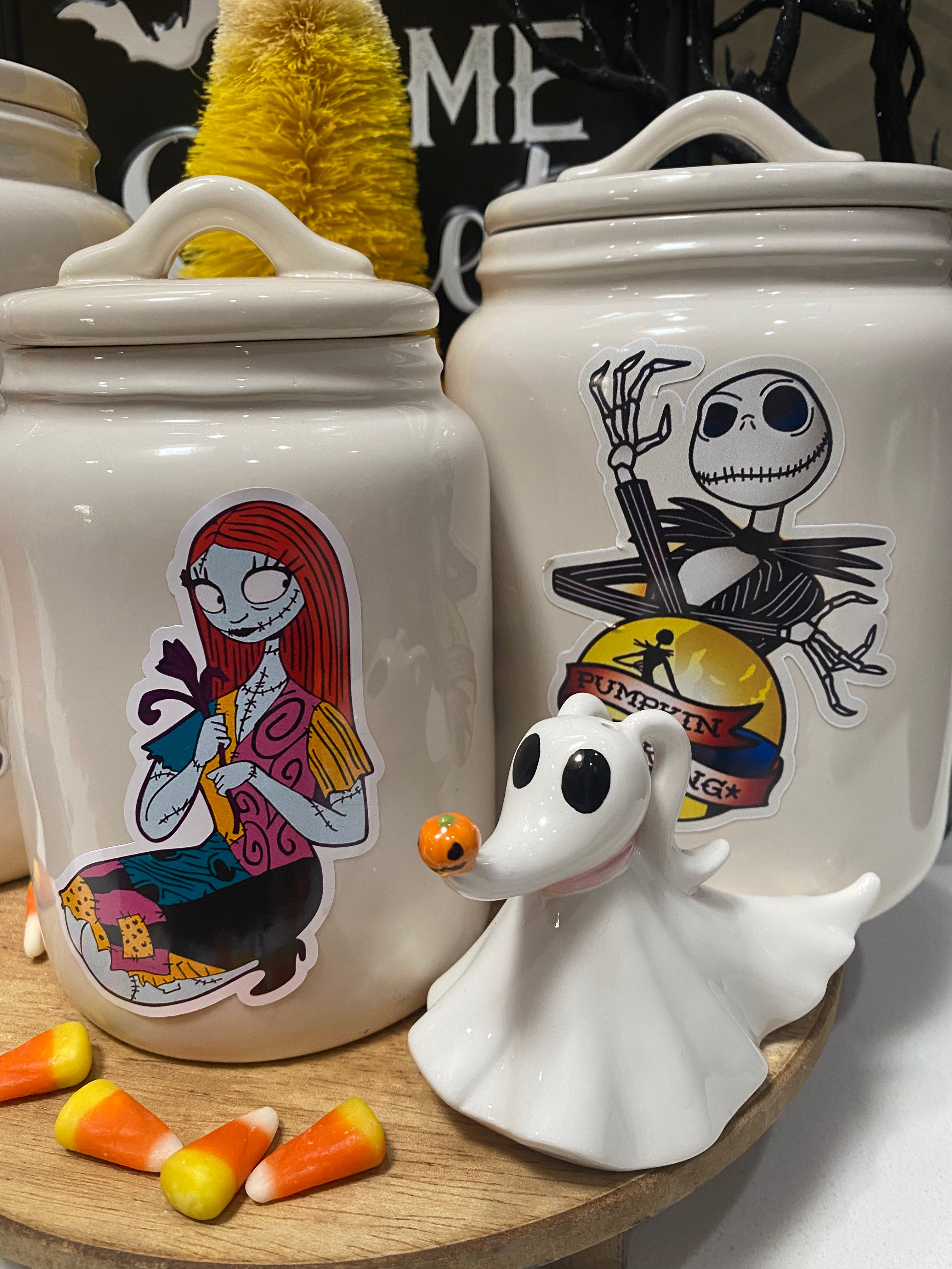 Nightmare Sticker Set - Spooky Halloween Decals for Laptops, Water Bottles & Scrapbooking - Horror Themed Vinyl Stickers for DIY Crafts & Party Decor