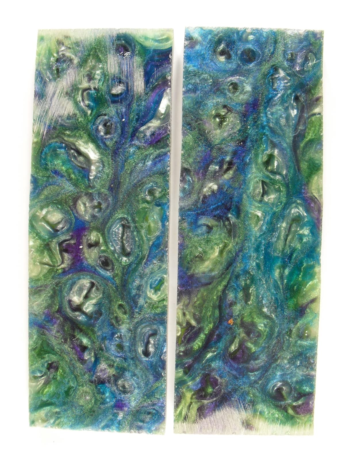 Premium Abalone Pearl Knife Handle Scales - Handcrafted for Custom Knives, Perfect for Collectors & DIY Enthusiasts | Ideal for Knife Making, Gifts & EDC Upgrades