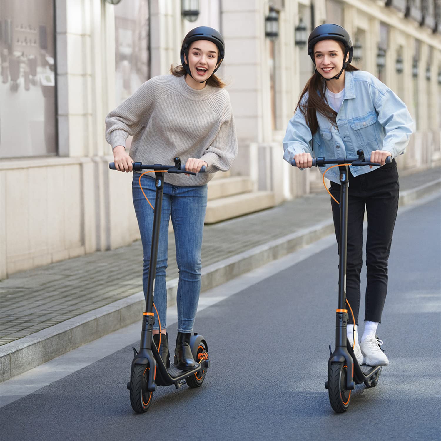 Segway Ninebot F40 Electric Kick Scooter for Adults - 350W Powerful Motor, 10-Inch Pneumatic Tires, Foldable Commuter Scooter with UL-2272 Certification | Perfect for Urban Commuting, Campus Travel & Last-Mile Transportation