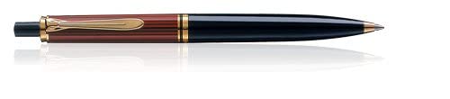 Pelikan Souveran 400 Retractable Ballpoint Pen - Premium Black & Red Fountain Pen for Business, Gifts & Collectors | Smooth Writing Experience for Office, Signatures & Luxury Pen Enthusiasts