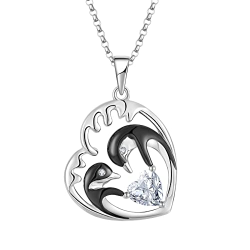 07-Silver penguin necklace