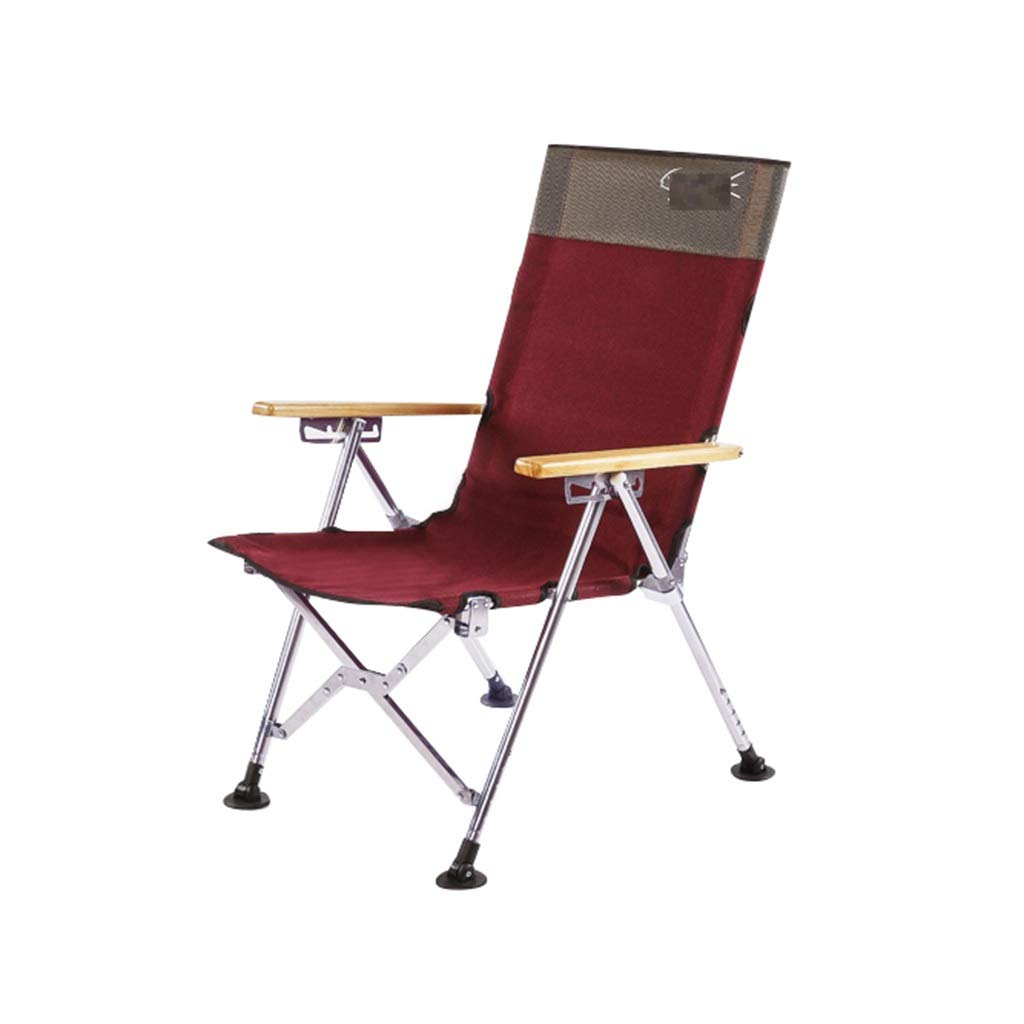 **Stainless Steel Multifunctional Outdoor Chair for Camping, Hiking & Fishing - Heavy Duty 120kg Capacity, Comfortable Deck & Lounge Chair for Backyard, Beach & Picnic**
