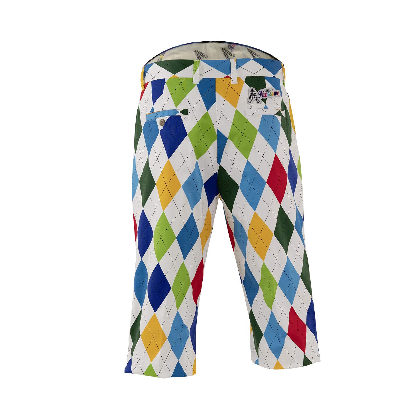 Royal & Awesome Men's Golf Knickers - Stylish & Comfortable Golf Pants for Men | Perfect for Golf Tournaments, Casual Wear & Funny Golf Outfits