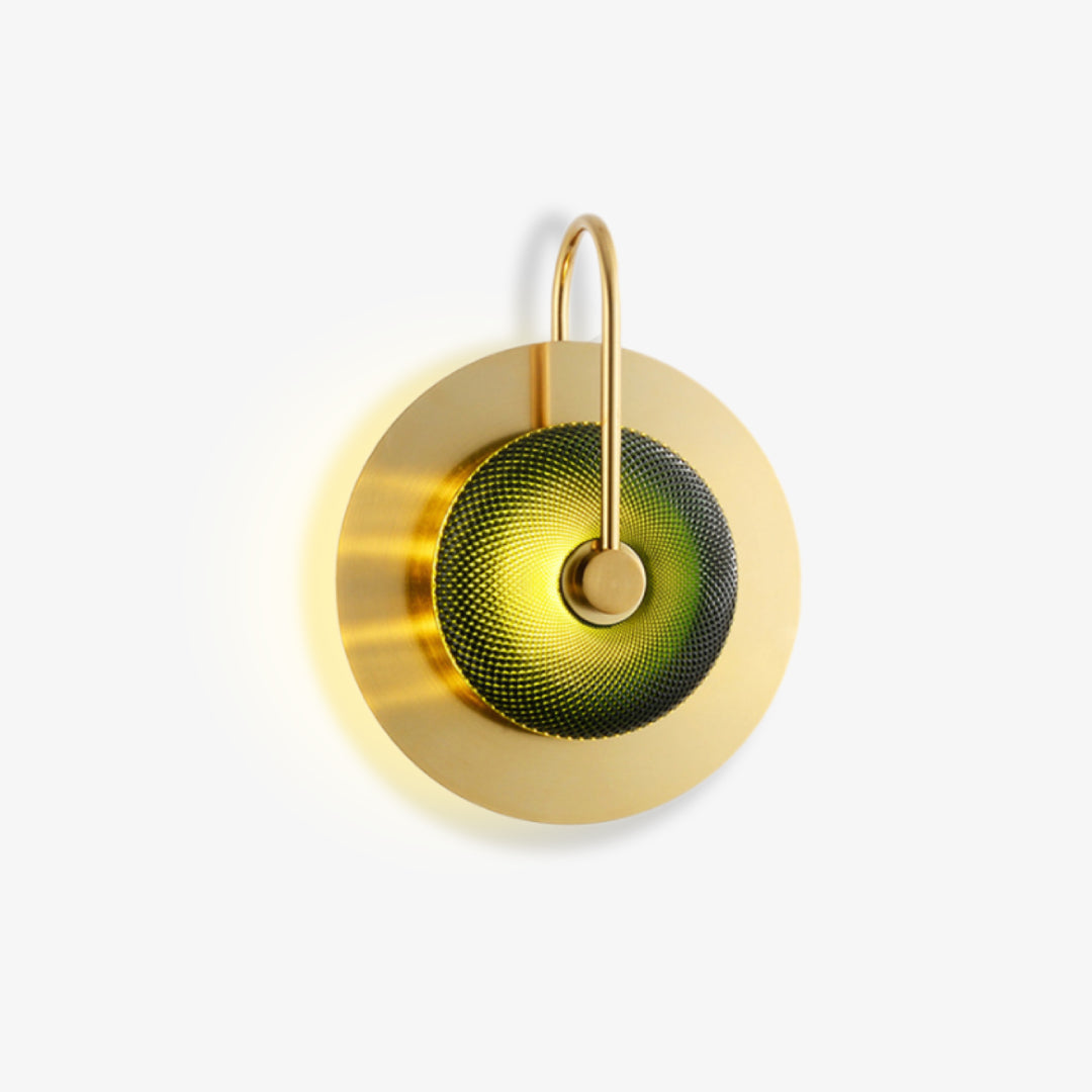 Modern Round Wall Lamp - Energy Efficient LED Light Fixture for Living Room, Bedroom & Hallway - Stylish Home Decor Lighting