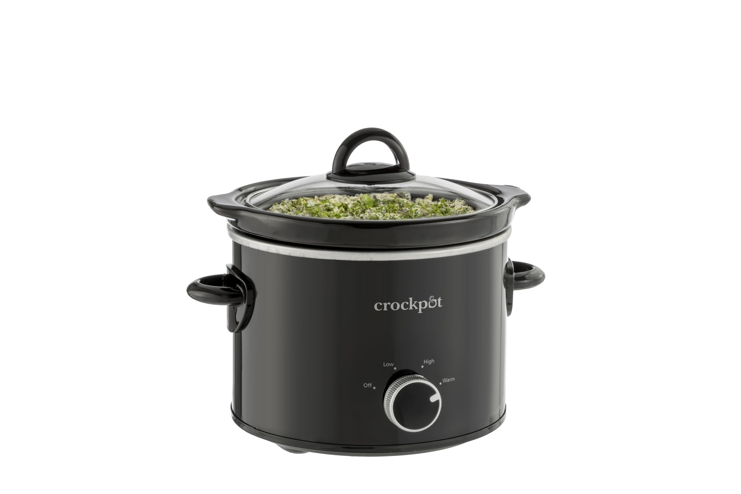 Crockpot® 2-Quart Classic Slow Cooker | Small Slow Cooker for Soups, Stews & Dips | Perfect for Dorms, Offices & Small Kitchens | Black