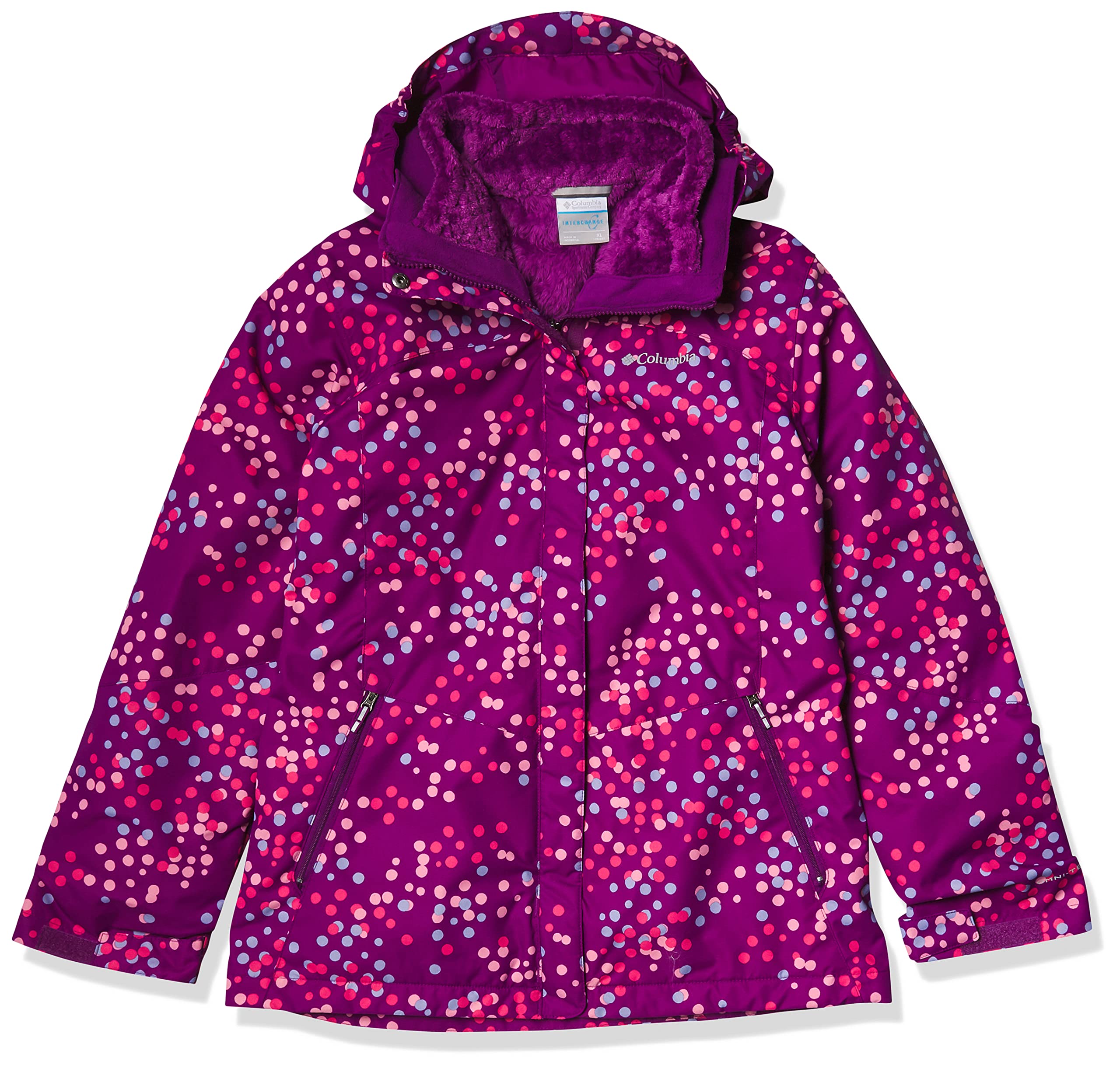 Columbia Girls' Bugaboo II Fleece Interchange Jacket - Warm & Water-Resistant Winter Coat for Outdoor Activities | Hiking, Skiing & Snow Play