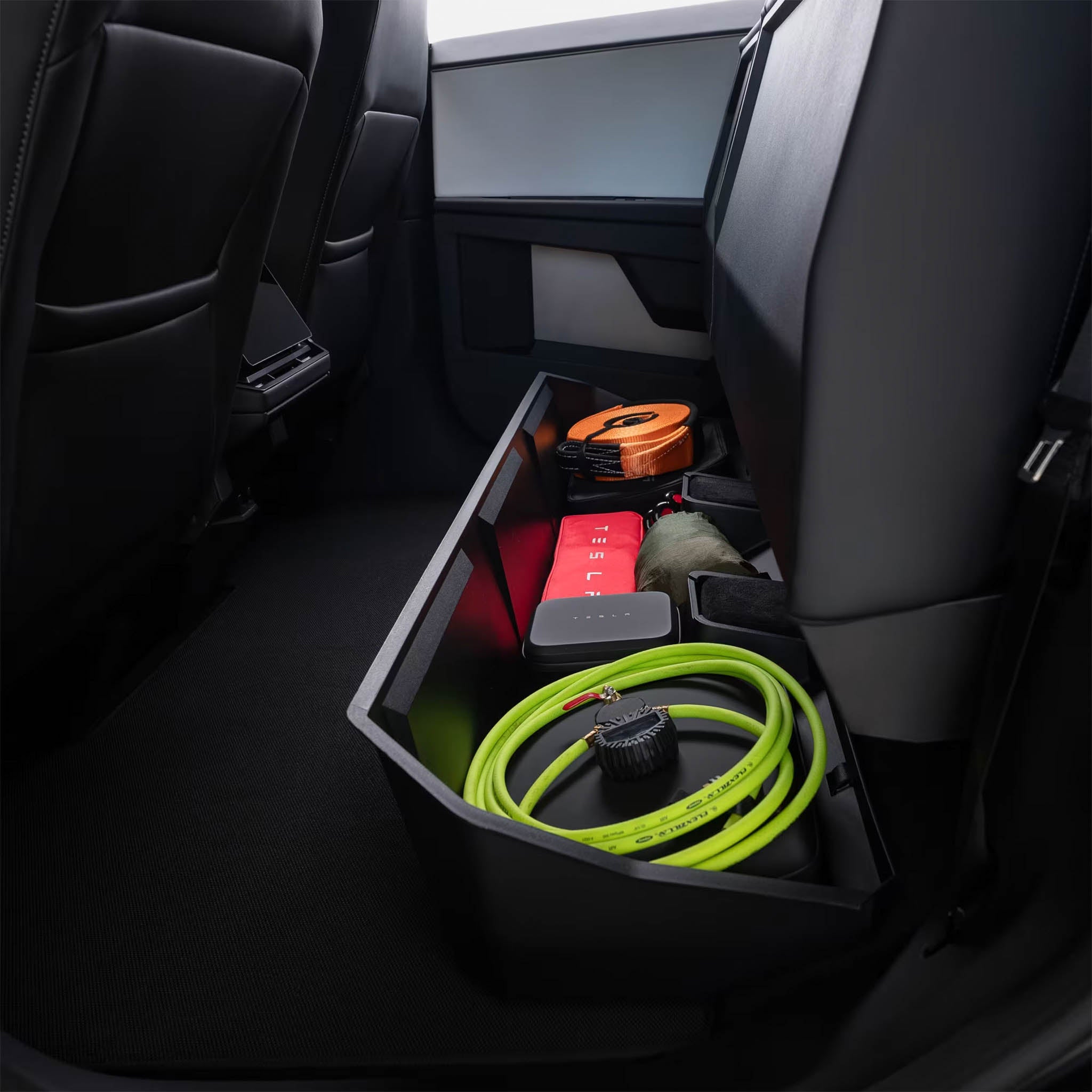 Cybertruck Underseat Storage Bin with Add-On Buckets - Organize Truck Accessories for Tesla Cybertruck - Perfect for Camping, Road Trips & Work Gear Storage