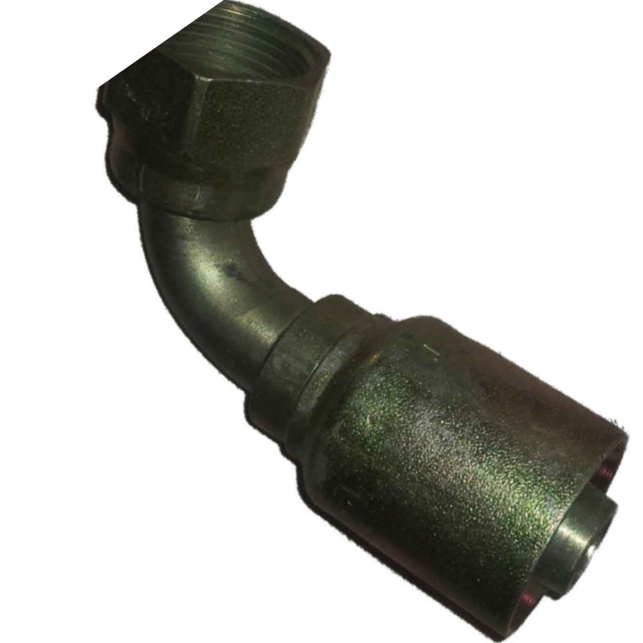Stainless Steel Crimp ON Hose Fitting - High Pressure Hydraulic Connector for Industrial, Automotive & Marine Applications | Durable & Corrosion-Resistant