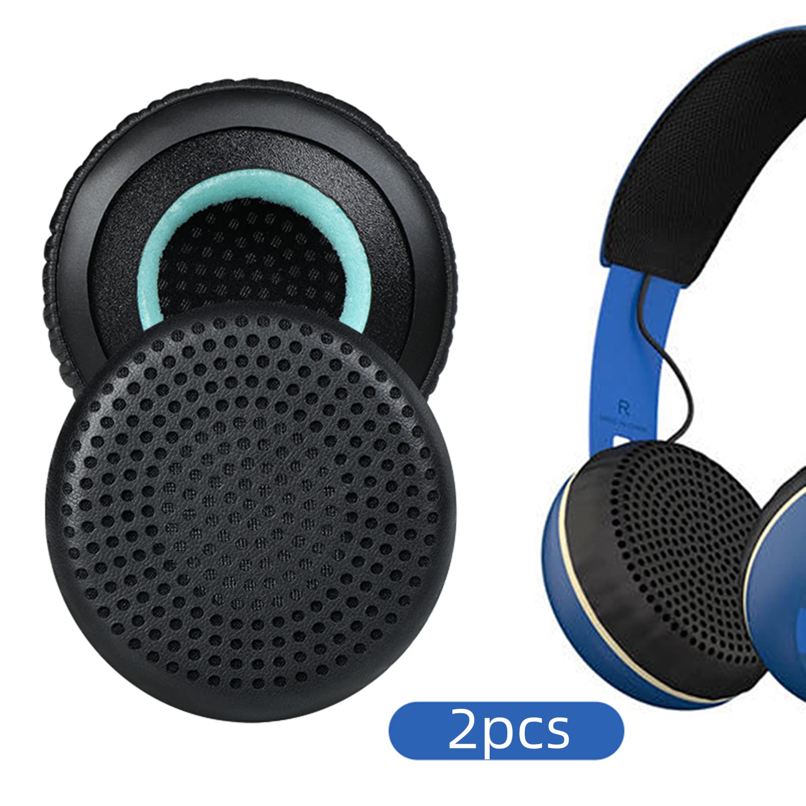 Skullcandy Grind Wireless Headphone Replacement Earpads - Soft Ear Cushions & Earmuff Covers for Uprock & Uproar Wireless On-Ear Headphones - Perfect for Gaming, Workouts & Travel
