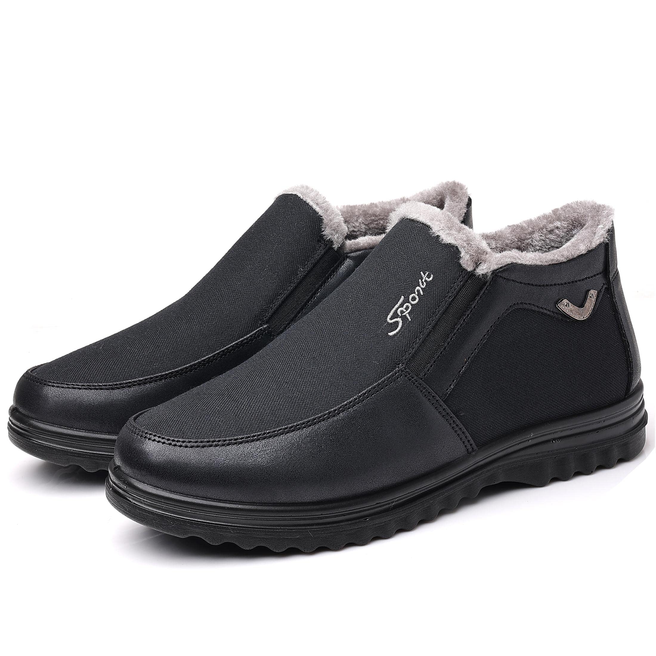 COSIDRAM Men's Casual Loafers - Lightweight Ankle High Moccasin Shoes for Men | Comfortable Slip-On Walking Shoes for Work, Travel & Everyday Wear