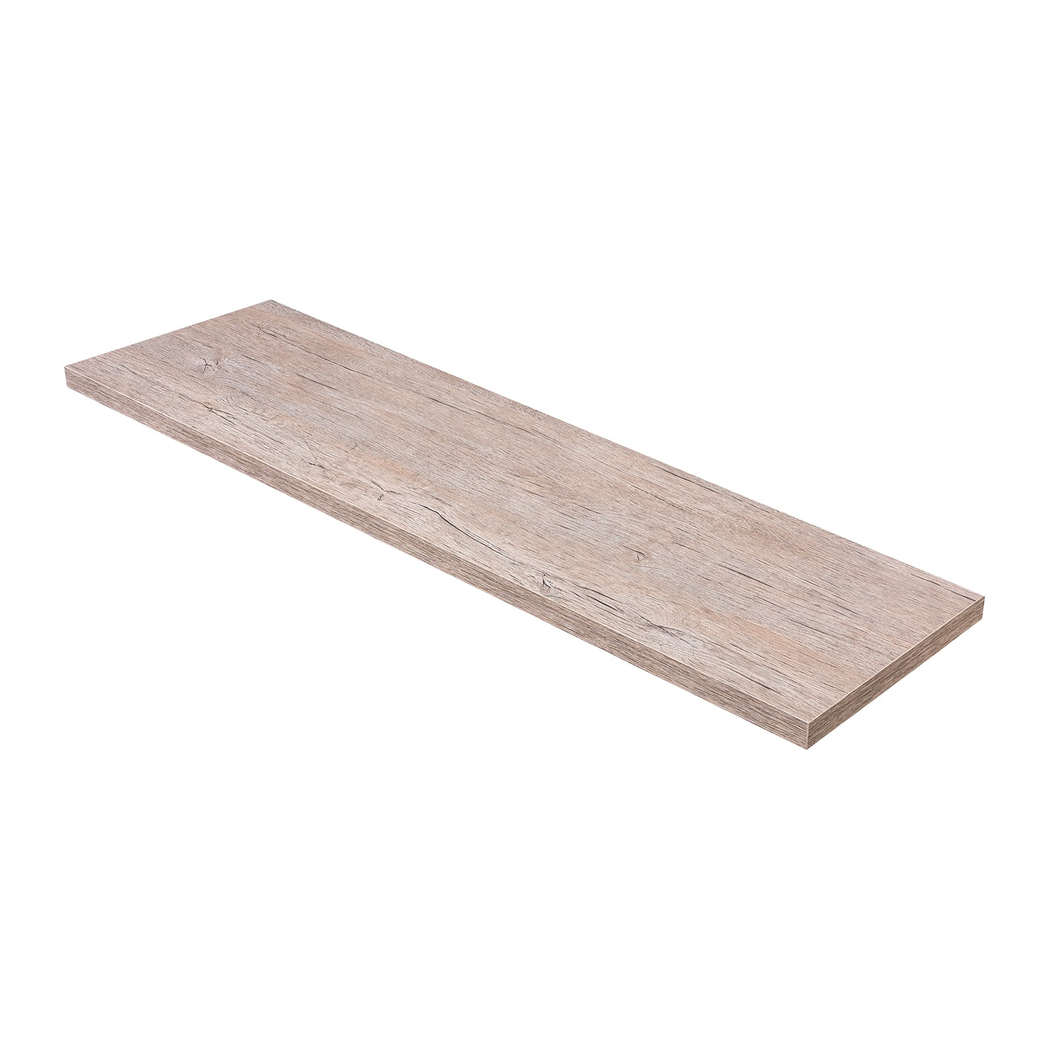 DAX OHANA Collection - Wood Finish Deck Mount Bathroom Sink Top - Perfect for Modern Farmhouse, Rustic & Coastal Bathroom Vanities