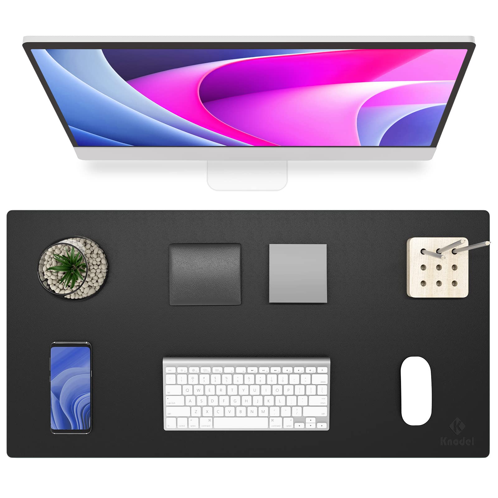 Premium Non-Slip Leather Desk Mat - 31.5x15.7