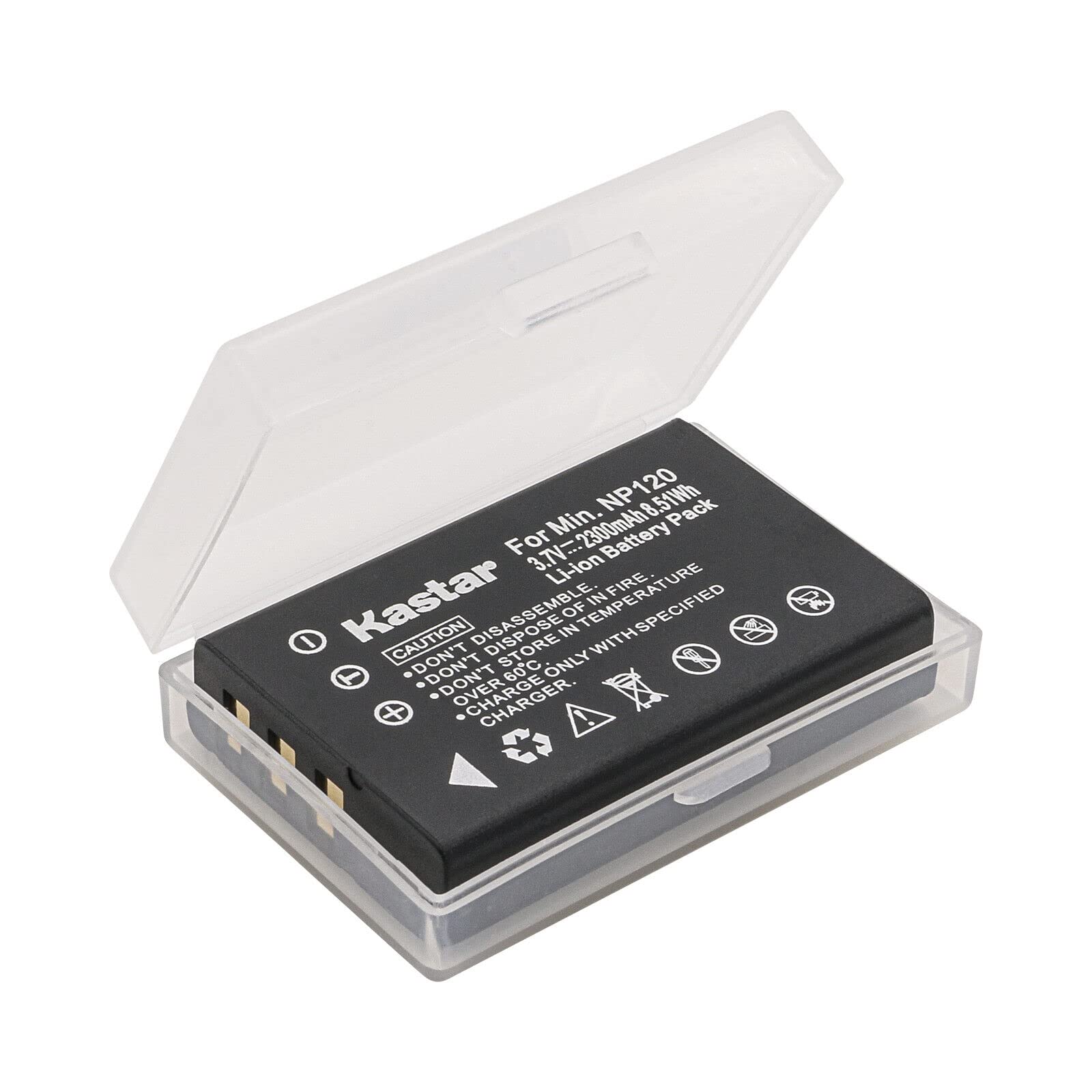 Kastar 2-Pack NP-120 Replacement Battery with LTD2 USB Charger for Zohulu 4K Infrared Night Vision 24MP Digital Camera - Perfect for Wildlife Photography & Night Surveillance
