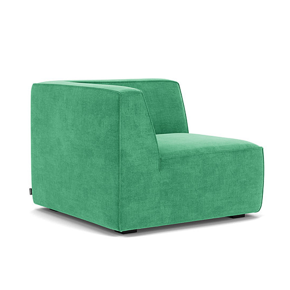 1-Seater Right Corner Modular Sofa in Durable Dane Fabric - Perfect for Small Apartments, Living Rooms & Cozy Spaces