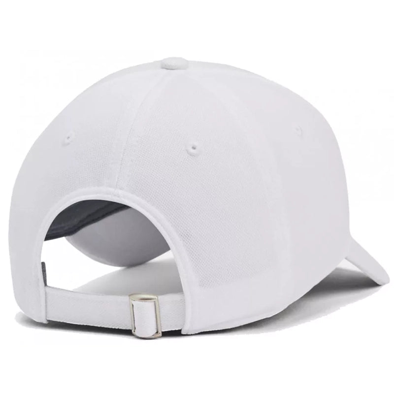 Under Armour Blitzing Adjustable Cap - White | Performance Baseball Hat for Men & Women | Perfect for Running, Training & Outdoor Sports