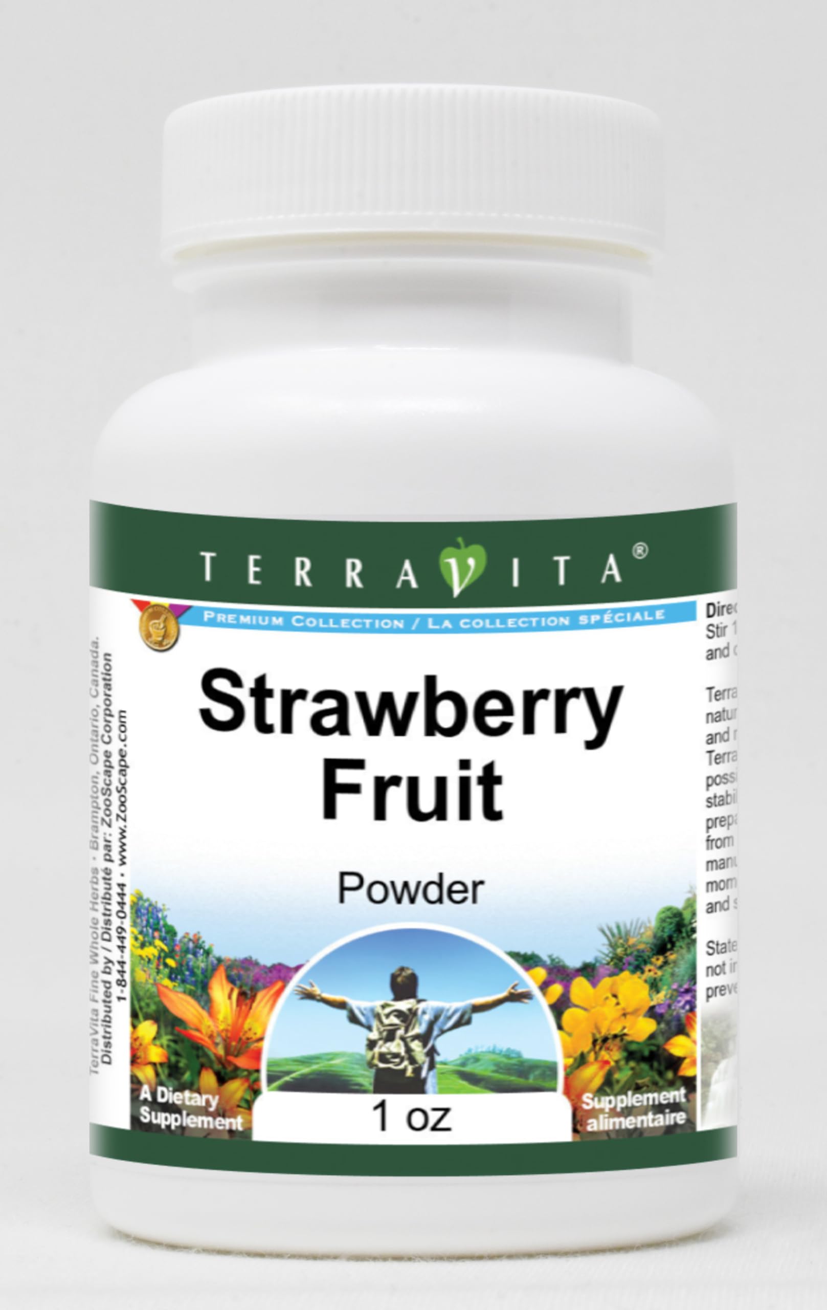 Organic Strawberry Fruit Powder 1 oz | Freeze-Dried, Non-GMO, Gluten-Free | Perfect for Smoothies, Baking & DIY Skincare | ZIN: 521461