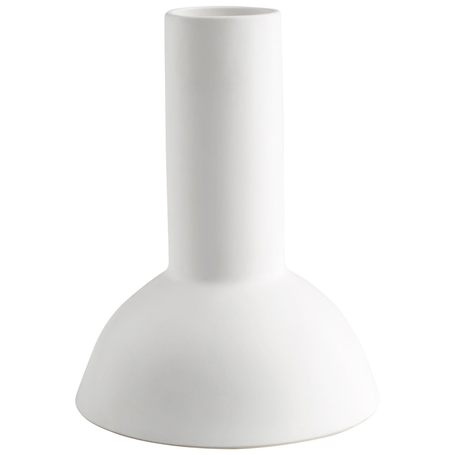 Cyan Design 10827 Purezza White Medium Vase - Elegant Home Decor for Living Room, Dining Table & Wedding Centerpieces