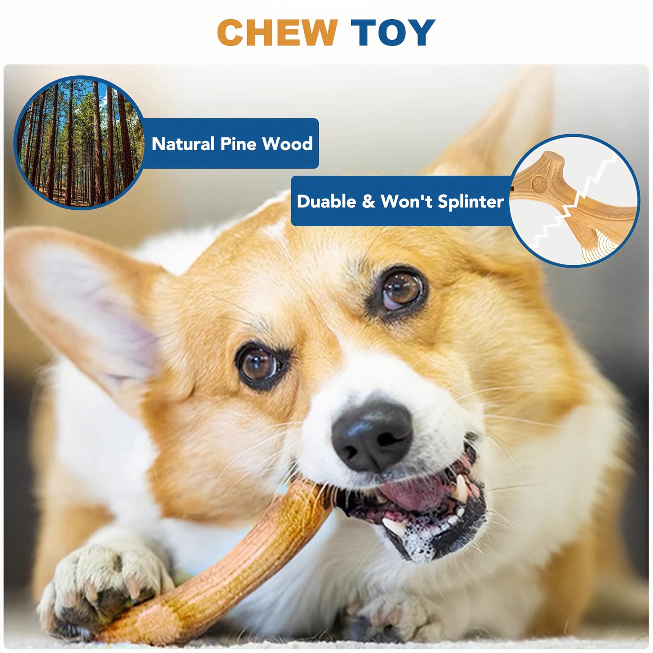 5 Pack Durable Dog Chew Toys for Puppies & Adult Dogs - Interactive Squeaky Plush Toys, Rope Toys & Chew Balls for Teeth Cleaning, Training & Playtime - Perfect for Indoor/Outdoor Fun, Boredom Relief & Bonding Time