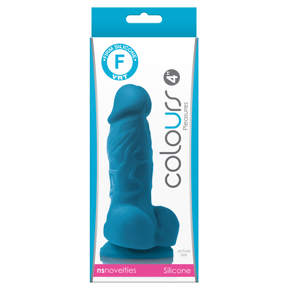 Colours Pleasures 4 Firm Dildo - Realistic Silicone Adult Toy for Couples & Solo Play