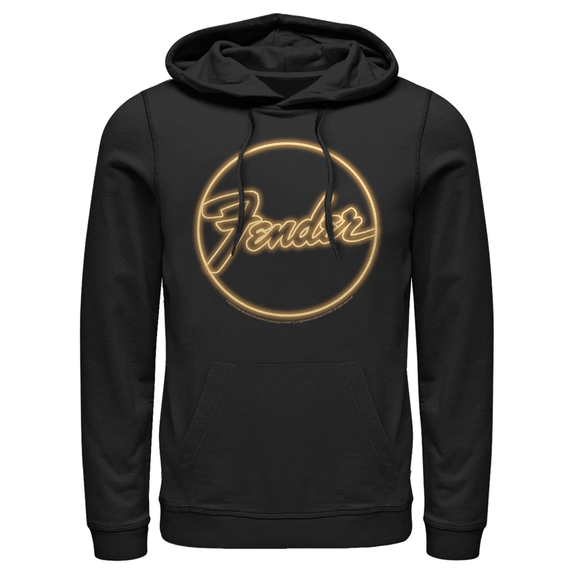 Men's Neon Logo Hoodie - Stylish Pullover for Casual Wear