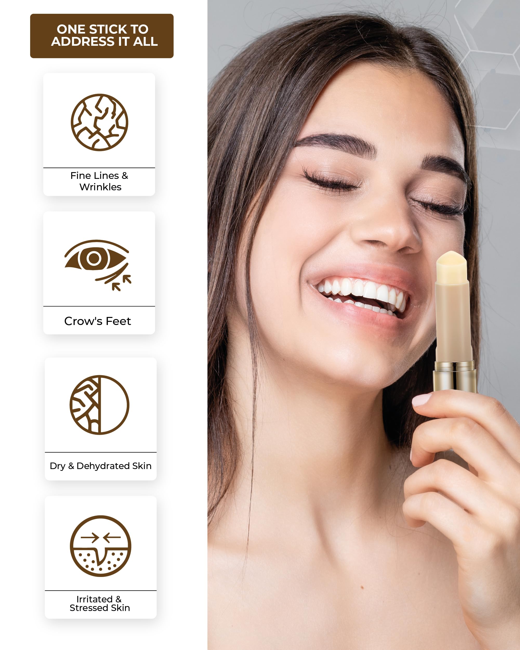 Centellian 24 Madeca Wrinkle Capture Stick (0.4oz) - Anti-Aging Multi Balm for Wrinkles & Fine Lines | Korean Skincare with Centella Asiatica, Ceramide & Collagen | Eye Cream & Moisturizer by Dongkook | Perfect for Daily Skincare Routine & Travel