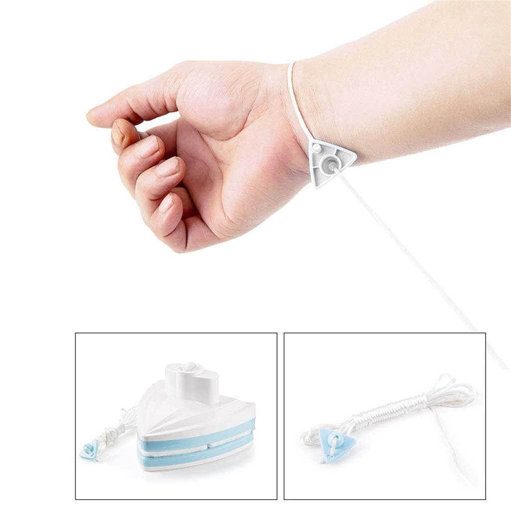 Professional Ultra-Strong Magnetic Shower Squeegee - Double Sided Window & Glass Cleaning Brush for Bathroom, Mirror, Shower Door (Adjustable Magnet 20-48mm) - Perfect for Streak-Free Cleaning & Water Spot Removal