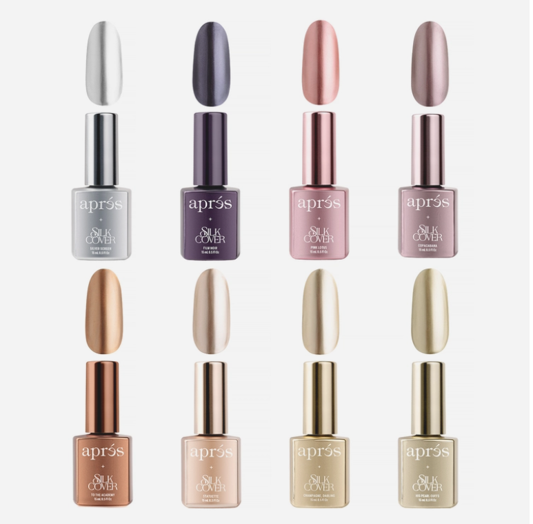 Apres Gel-X Nail Extension Kit - 10pc Silk Cover Collection for Long-Lasting Manicures | Perfect for Salon, Home Use & Special Occasions
